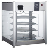 BakeMax BMPW418 Titan Series Pizza Warmer Display Case Countertop Full Service