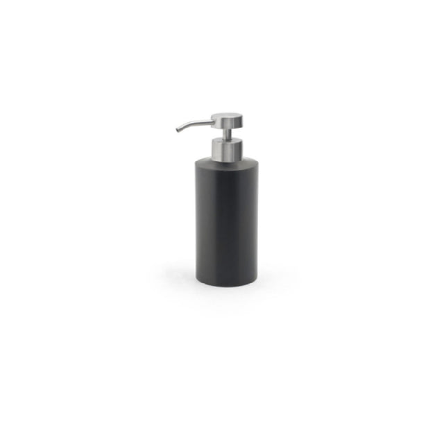 FOH RSP015BKS22 12oz Brushed Stainless Pump Matte Black With Low Profile Brushed Top