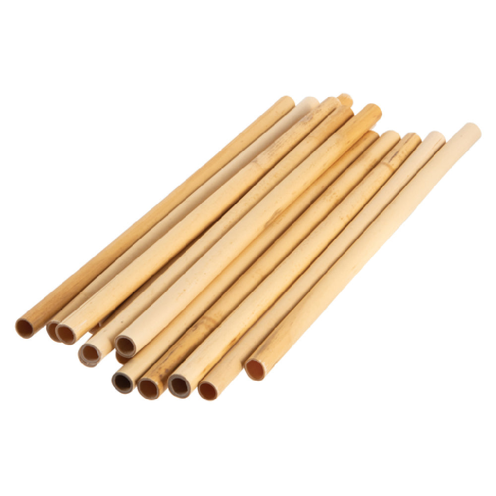 Paderno 48311-25 Straws 10"L X 1/4"W Bamboo Paderno