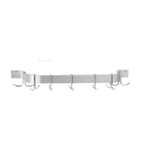 Advance Tabco ALW-36 Pot Rack Wall-mounted Single Bar Design