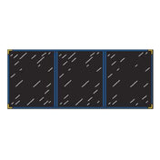 Menu Solutions RS130BD Menu Cover Holds 4-1/4" X 14" Inserts Triple Panel