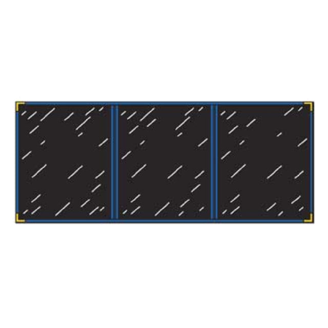 Menu Solutions RS130D Menu Cover Holds 8-1/2" X 14" Inserts Triple Panel