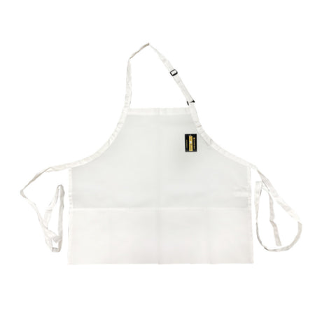 Thunder Group CA2427WH Chef Regalia Bib Aprons 24" X 27-1/2" (3) Pocket Mid-length