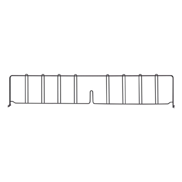 Quantum DIV36BK Wire Shelf Divider 36"D X 8"H Black Epoxy Antimicrobial Finish