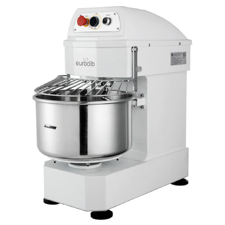 Eurodib LM20TETL Spiral Mixer 20 Qt. Capacity 17.5 Lb. Maximum Kneading Capacity