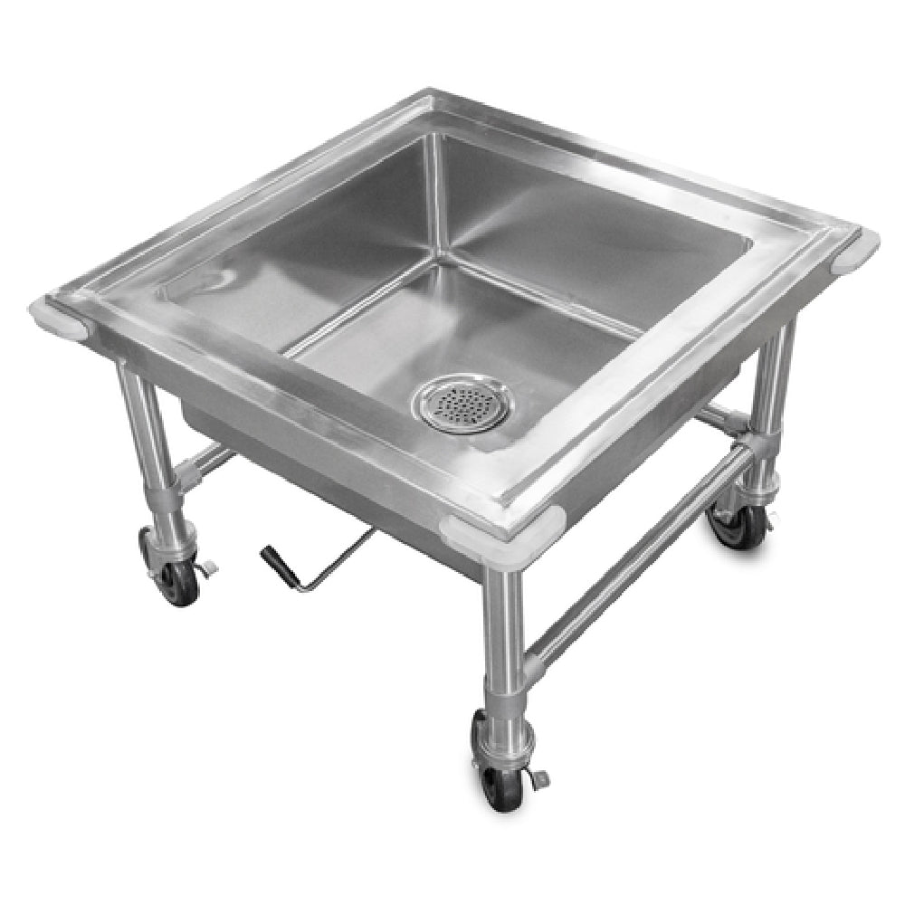 John Boos PB-SS-208-X Soak Sink Mobile 27"W X 27"D X 21-3/4"H Overall Size