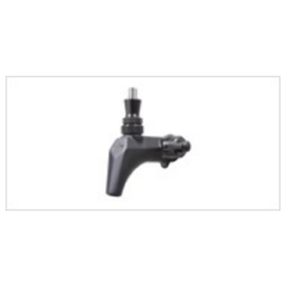 Krowne BC-455F Royal Series Flow Control Beer Faucet Matte Black Forward Sealing