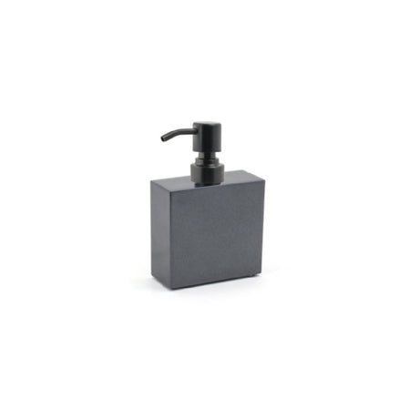 FOH RSP016BKT22 11oz New York Pump Onyx With Matte Black Top Includes One RSP102BKS22 Brushed Stainless Pump Top Matte Black