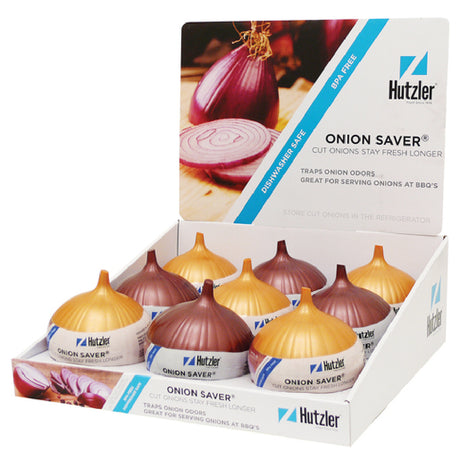 Harold Import Co. 7059PRO Hutzler Onion Saver Plastic Container To Keep Onions Fresh Onion Shaped (9 Each Total Per Display/case)