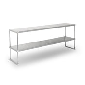 Steel Works Stainless SWDOS-1636 Over Shelf Double Tier 18ga/430 Stainless Steel