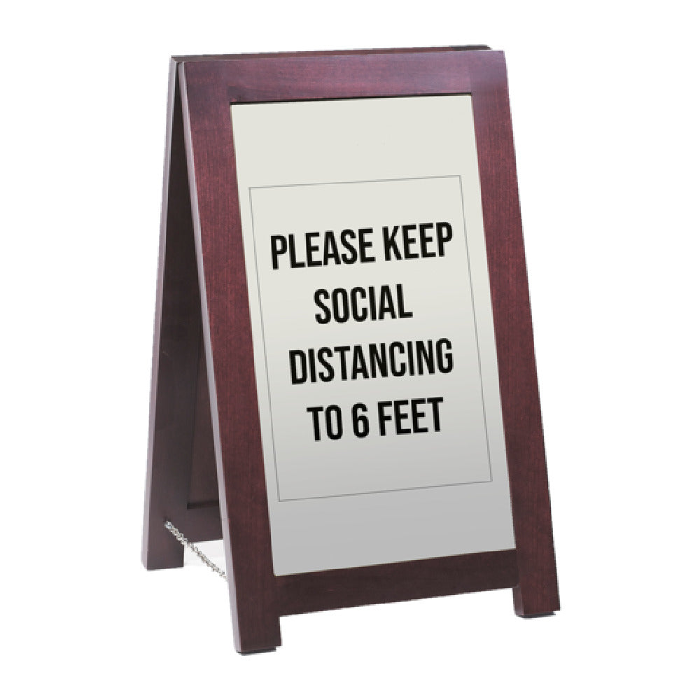 Cal Mil 851-SD Westport "Social Distancing" Sign 11-7/8"W X 17-1/2"D X 22"H Double-sided