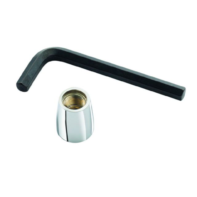 Krowne 21-118L Krowne Swing To Rigid Adapter Allows Conversion Of Faucets With Heavy Duty Swivel Spouts To Accept 3/8" NPT Male Riser Pipes Or Rigid Gooseneck Spouts