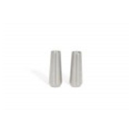 FOH TSP020BSS22 Bevel Salt And Pepper Set Bevel Silver Brushed Stainless Steel (6 Pairs Per Case)