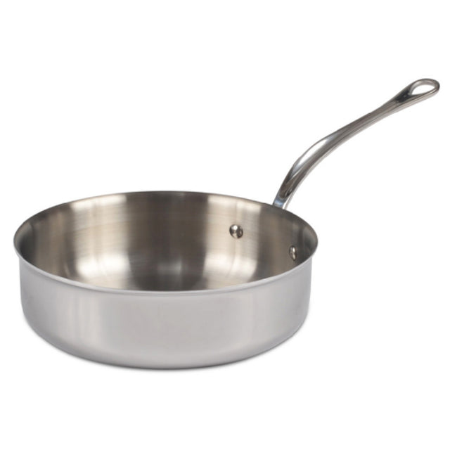 JB Prince S402 24 Mauviel M'Cook Sauce Pan 3.4 Qt. 9.5" Dia. X 7"H Round