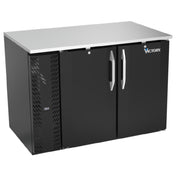 Victory VBB48HC-F-B - Back Bar Refrigerator, Food Rated, Two-section