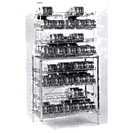SPG SM4-B - Amco Take 10® Can Rack, Four Modules, 21" X 42" X 82-1/2"