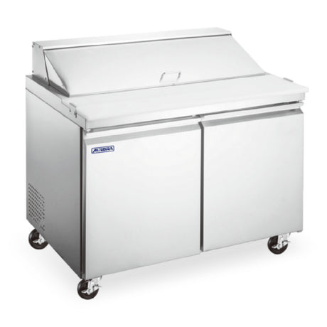 Omcan USA 59129 - (PT-CN-0920E-M-HC) Aurora Mega Top Salad / Sandwich Prep Table