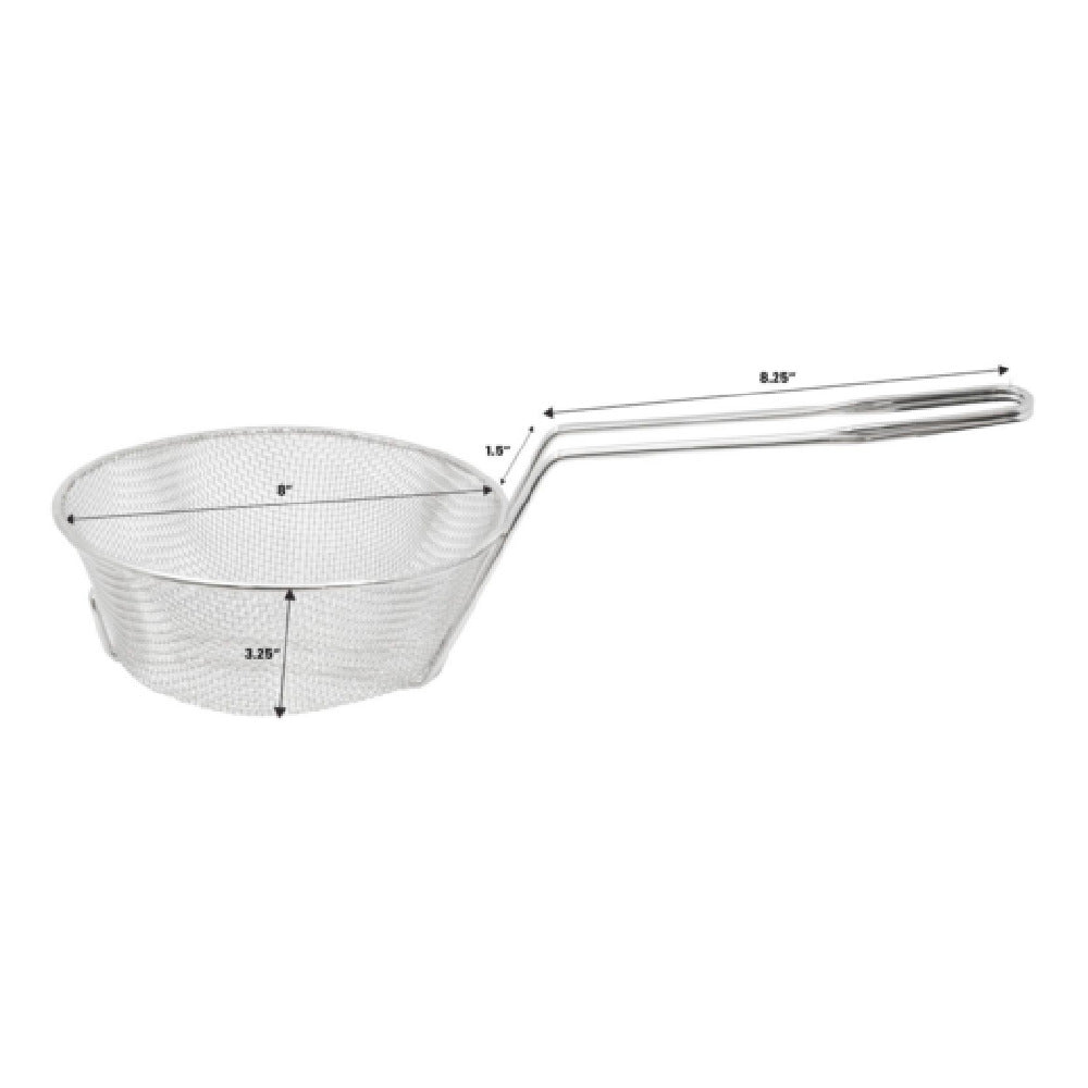 Omcan USA 80377 - (80377) Culinary Basket, 8" Diameter X 3" Deep, Round