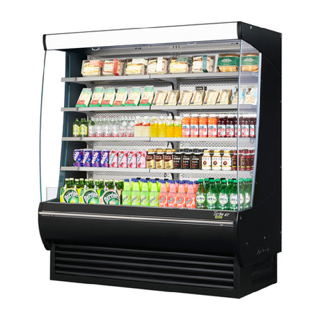 Turbo Air TOM-72DXB-N Vertical Open Display Merchandiser 22 Cu. Ft. Capacity 68-3/4"W X 34-1/4"D X 78-7/8"H