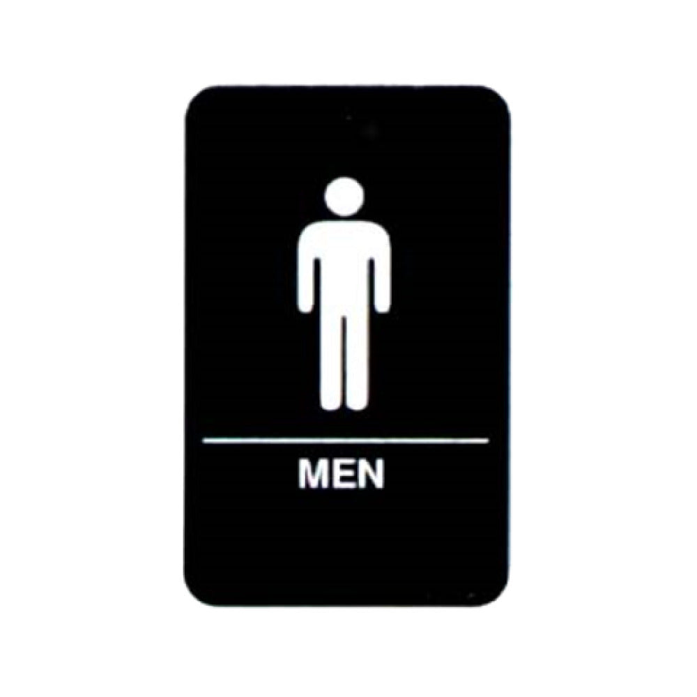 Vollrath 5635 Men Sign Braille 6" X 9"