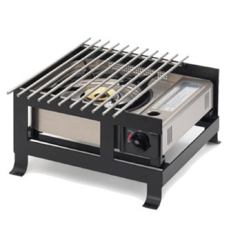 Cal Mil 1576-13 SoHo Butane Stove Frame Only 14"W X 13-3/4"D X 7-1/4"H Black (Butane Burner Not Included)