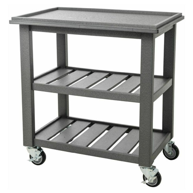 Hubert 78348 - Cart, 3-shelf, 33-1/2"L X 22-3/4"W X 35-1/4"H Overall