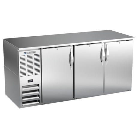 Beverage Air BB72HC-F-S - Refrigerated Food Rated Back Bar Storage Cabinet, Three-section