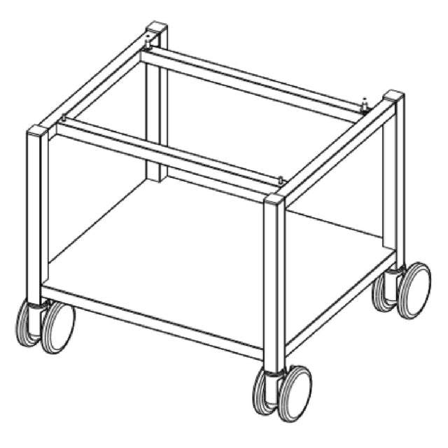 Rational 60.31.170 Stand I Mobile Oven Stand 21-7/8"H All Sides Open