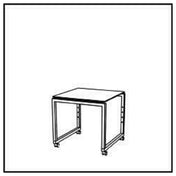 Bauscher Hepp VE-81004 - Venta® Buffet Table, Stage 80 XS, On Castors With Integrated Height Adjustment