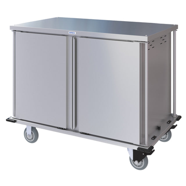 Dinex DXPTQC2T2DPT24 TQ Compact Meal Delivery Cart Pass Thru (2) Door 2-compartment