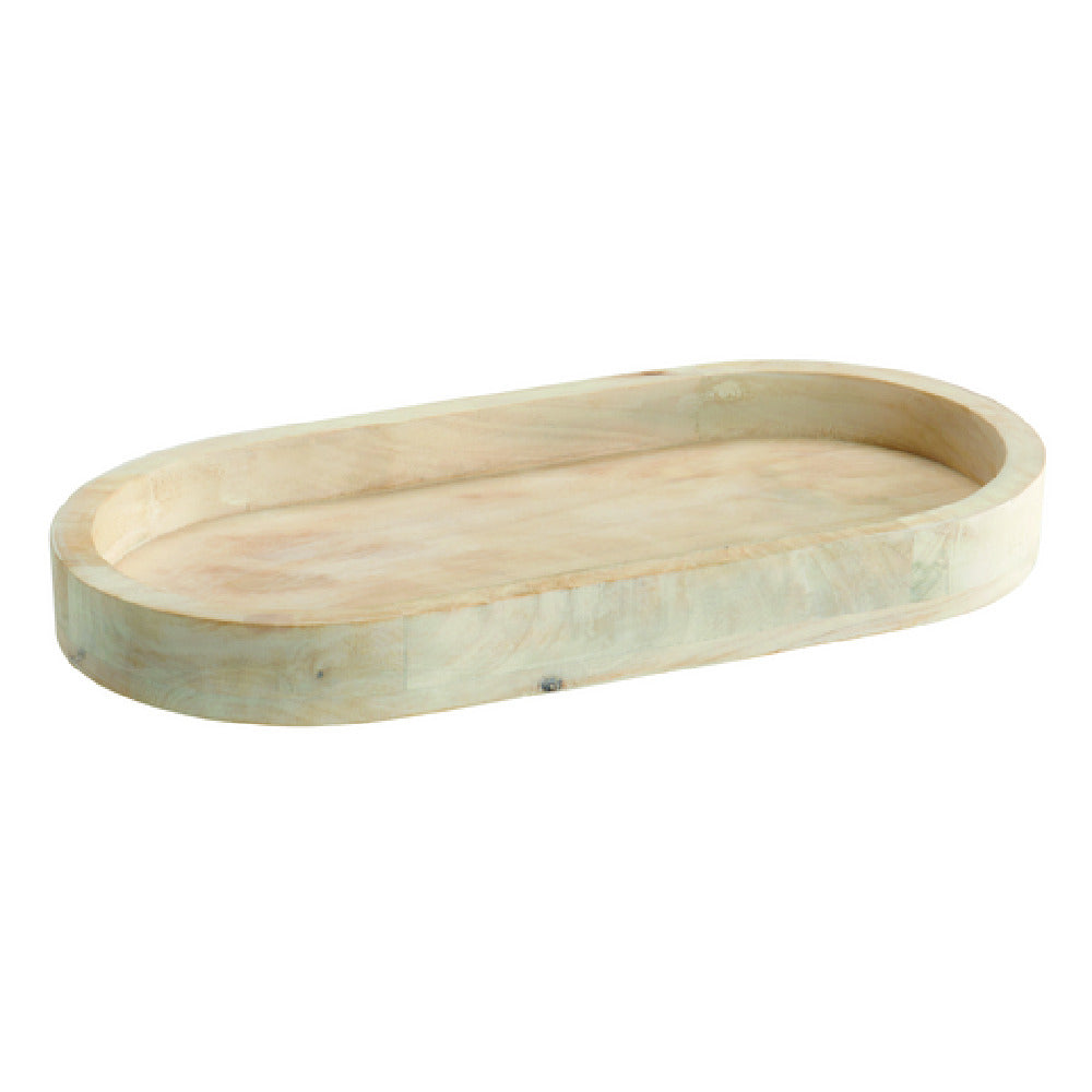 Hubert 45676 - Expressly Hubert® Holder, 7"W X 2"H, Mango Wood