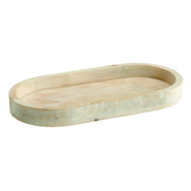 Hubert 45676 - Expressly Hubert® Holder, 7"W X 2"H, Mango Wood