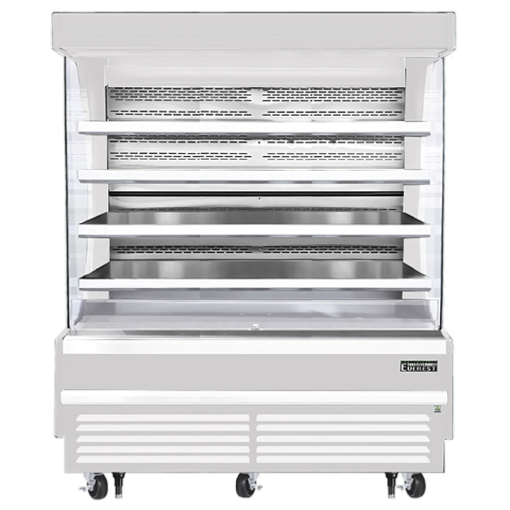 Everest Refrigeration EOMV-72-W-35-T Vertical Open Display Merchandiser 73-1/4"W X 34-1/4"D X 78"H