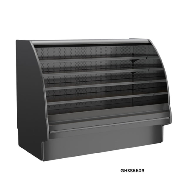 Structural Concepts GHSS660R REMOTE (CURVED) Fusion® Refrigerated Self-Service Case With Curved Profile