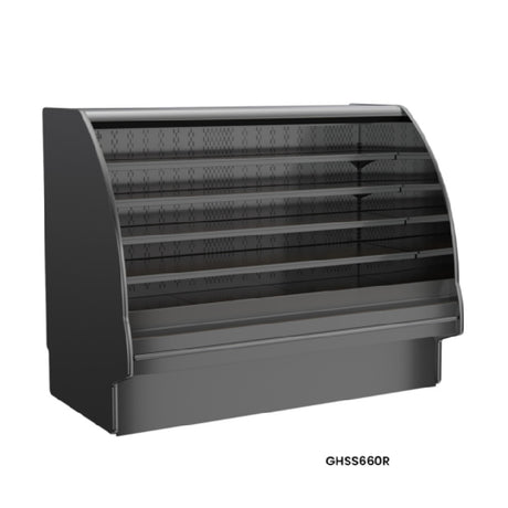 Structural Concepts GHSS460R REMOTE (CURVED) Fusion® Refrigerated Self-Service Case With Curved Profile