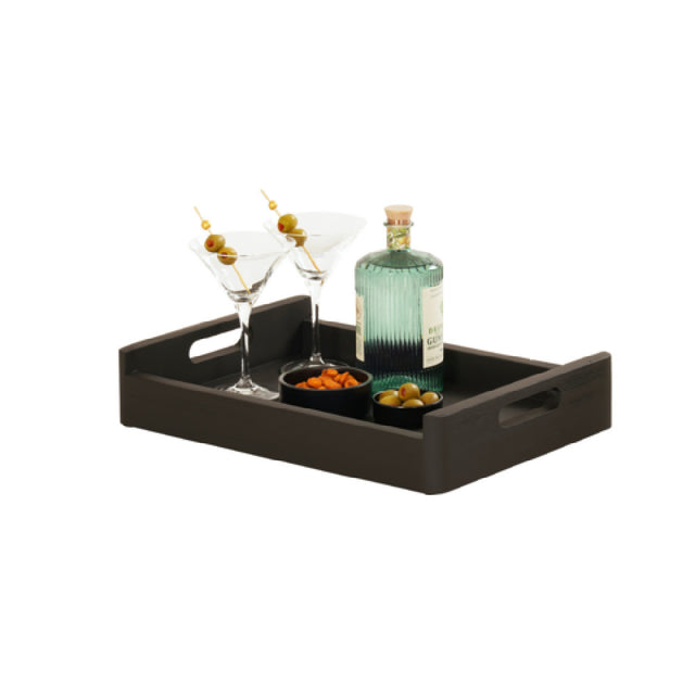 Cal Mil 22454-1014-13 Brooklyn Room Service Tray 17.25"W X 12.5"D X 3.25"H Rectangular