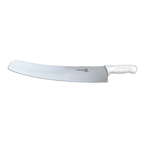 Omcan 31355 (31355) Pizza Rocker Knife 18" White DR Handle