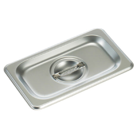 Winco SPSCN Steam Table Pan Cover 1/9 Size Solid