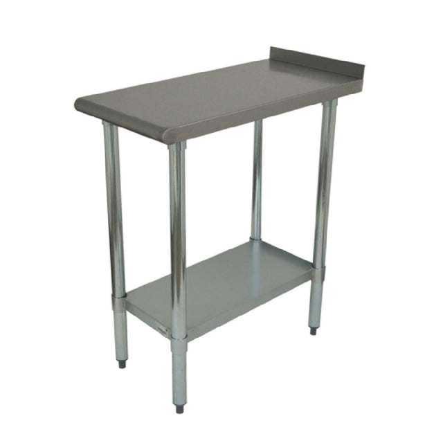 Advance Tabco FT-3015-X Special Value Equipment Filler Table 15"W X 30"D 18 Gauge 430 Stainless Steel