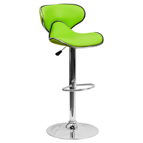 Flash Furniture DS-815-GRN-GG Swivel Bar Stool Adjustable Height Contemporary Style