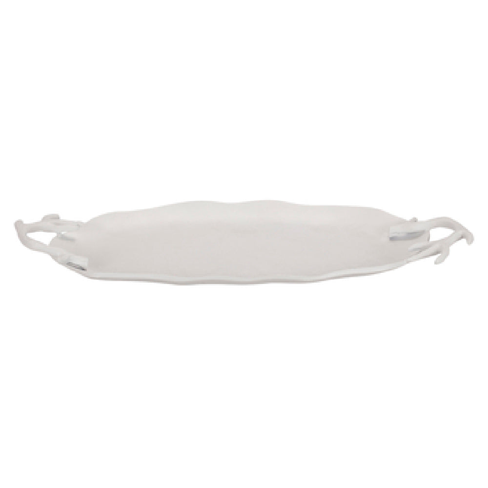 Bon Chef 81019BLKSPKLD Tray 19-5/16" X 10-13/16" X 1"H Oval