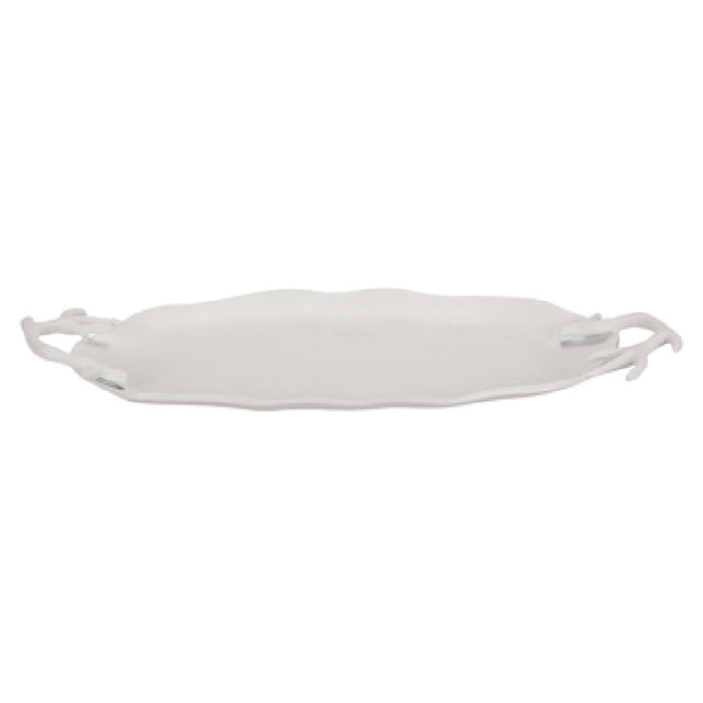 Bon Chef 81019BLKSPKLD Tray 19-5/16" X 10-13/16" X 1"H Oval