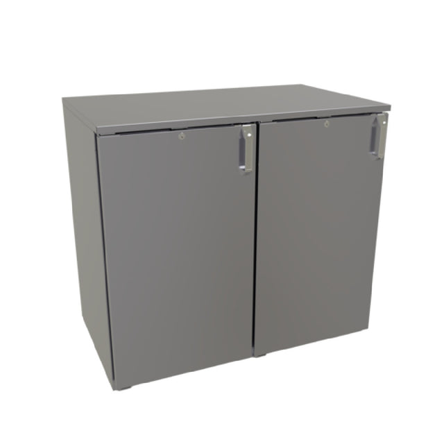 Glastender DS40 Back Bar Dry Storage Cabinet Two-section 40"W