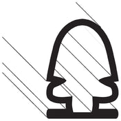 Franklin Machine Products 256-1380 Refrigeration Lid Gasket 19-1/4" X 22-1/44-sided Compression
