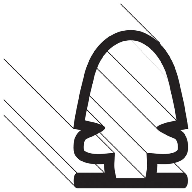 Franklin Machine Products 256-1380 Refrigeration Lid Gasket 19-1/4" X 22-1/44-sided Compression