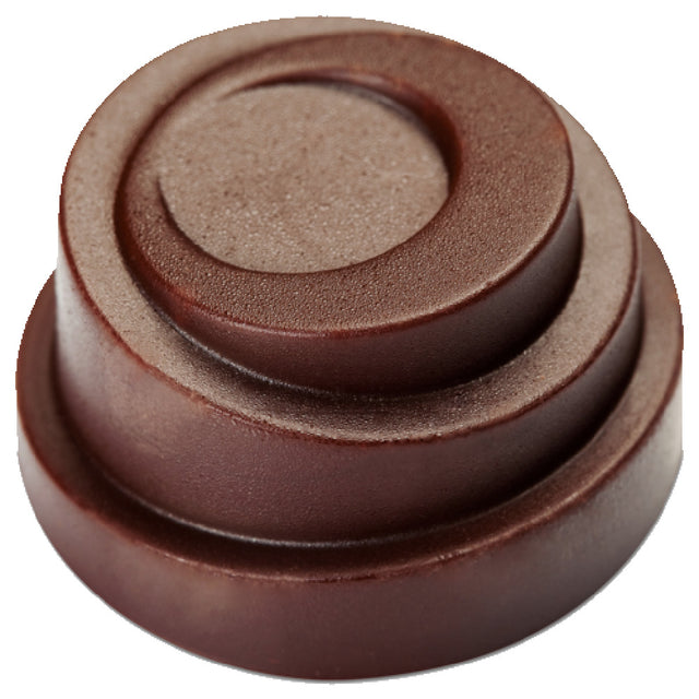 JB Prince K594 Chocolate Mold (21) Spiral Tower 1-3/16" Dia. X 3/4"H (30mm Dia. X 19mm)