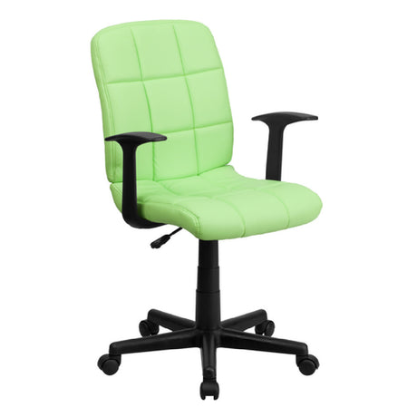 Flash Furniture GO-1691-1-GREEN-A-GG Swivel Task Chair 34" To 38-3/4" Adjustable Height