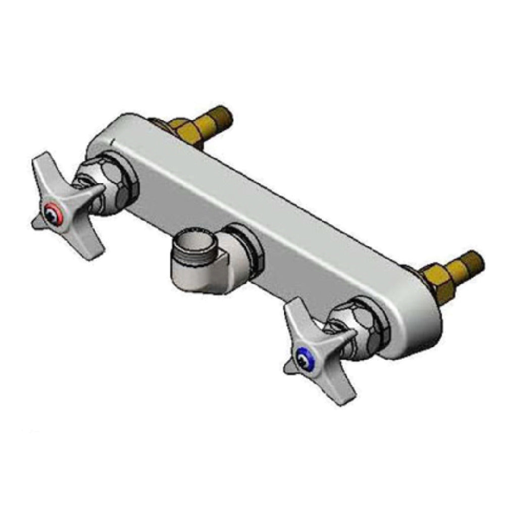 T&S Brass B-2289 Faucet Workboard Splash Mounted 1/2" NPT Male Shanks