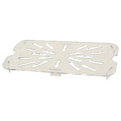 Franklin Machine Products 133-1762 Carlisle® Food Pan Drain Shelf 1/4 Size Clear Polycarbonate