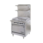 American Range HD34-34VG-1_NAT - Medallion Professional Heavy Duty Range, Gas, 34"